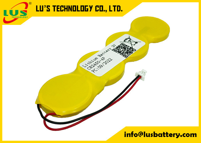Las baterías del botón del litio de CR2450 2400mah 3v acuñan el paquete de la célula para las etiquetas inteligentes