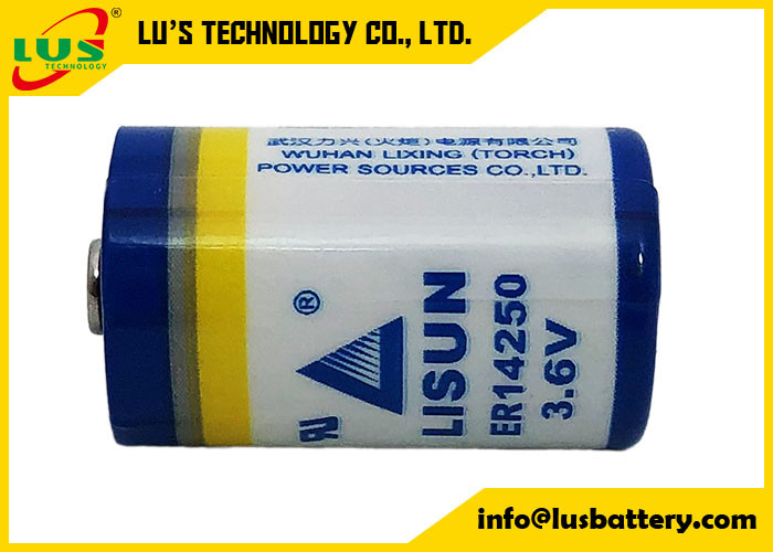 batería ER14250 del cloruro de tionil del litio de 3.6V 1.2Ah para la electrónica del vehículo