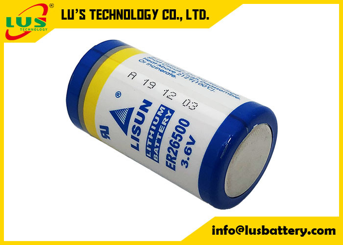 batería 9000MAh ER26500 del cloruro de tionil del litio del tamaño de 26500 3.6V C