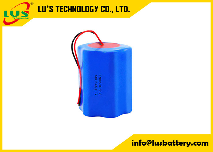 18650 2500 Mah 3s2p 11.1 V 5000 Mah 55.5wh Recargable 18650 Batería de litio con tamaño OEM