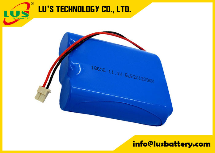 18650 3S1P 11.1V 2000mAh 3S 12V Batería de iones de litio Paquete de luces de pesca Baterías de litio 11.1V2000mAh