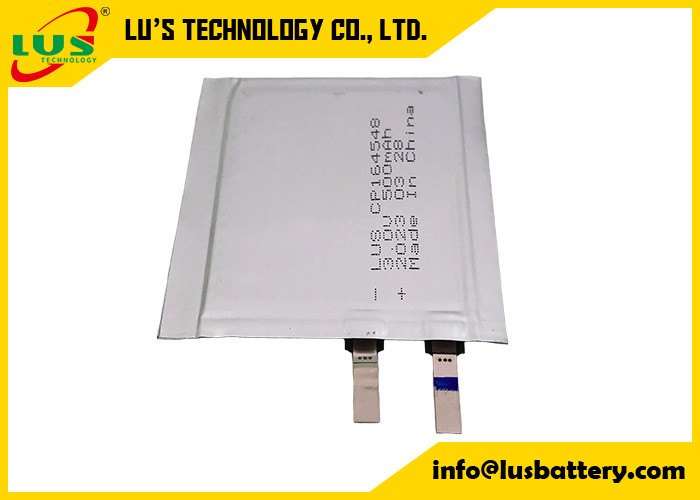 CP164548 3.0V 700mAh espesor 1.6mm Batería delgada Célula especializada de litio y manganeso 164548 CP164848