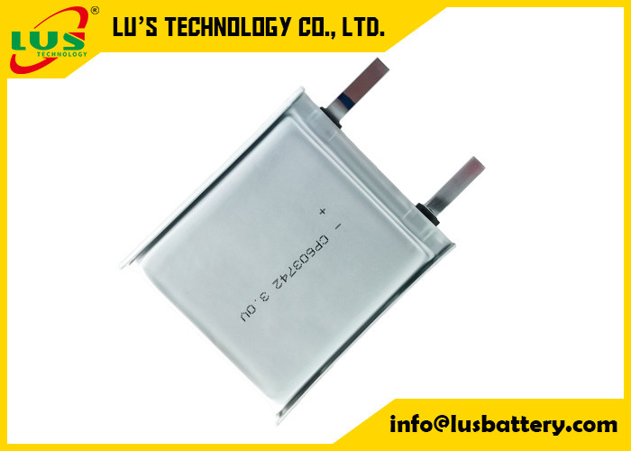 Batería flexible de iones de litio de 3,0 V para dispositivos digitales CP603147 LiMnO2 Batería de células ultrafinas 3 V CP603147