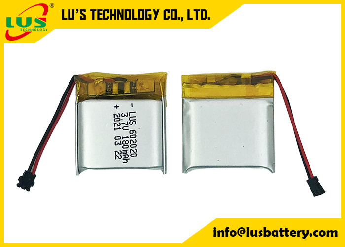 Batería LiPo LP602020 3.7V 180mAh para el girador volador Batería de li-polímero de alta densidad de energía LP602020