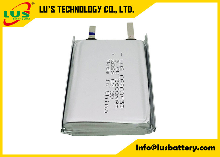 CP903450 Batería de litio de 3,0 V Batería ultra delgada Batería blanda Batería de litio delgado de manganeso para IoT/Lora/LPWAN/NB-IOT RFID
