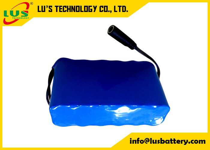 Batería de litio 12v 9600mAh 3S3P 18650 Batería de iones de litio paquete portátil de conector de CC recargable