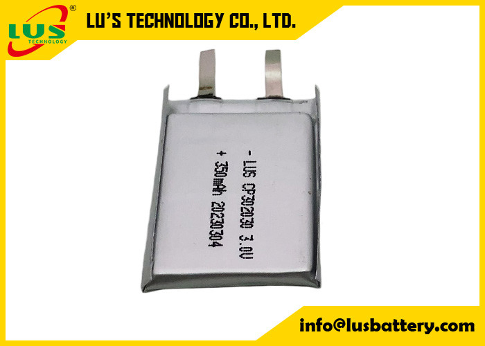 Batería primaria de iones de litio polímero CP302030 CP203830 Li Mno2 Batería 3.0V 350mAh para dispositivo de etiqueta