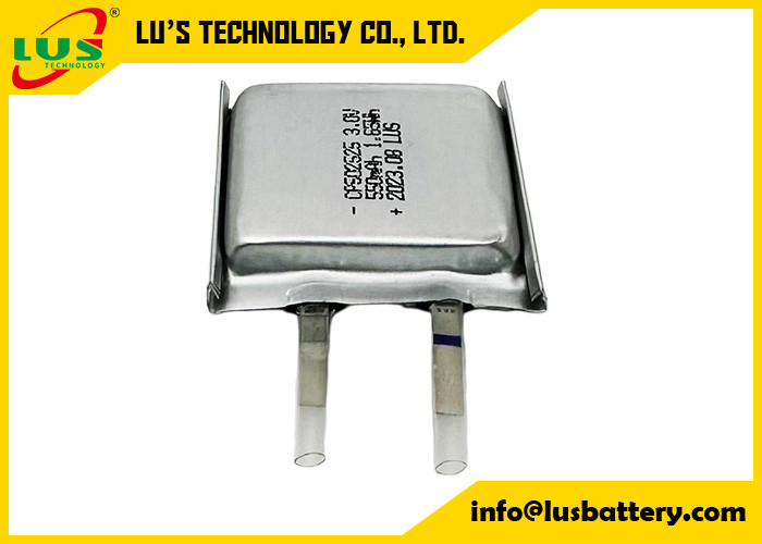 CP502525 3v 550mAh Batería de paquete suave para sensores IOT CP502520 LiMnO2 Célula delgada 3,0V Batería delgada flexible