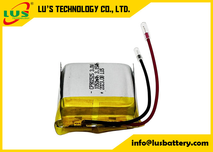 CP902525 Dióxido de litio y manganeso 3V Batería de bolsillo 3.0v 1050mah CP1002525 Baterías finas no recargables