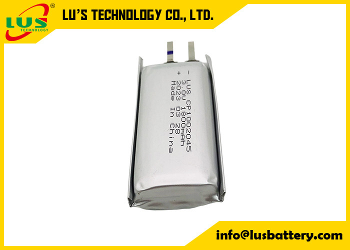 Batería de litio de película delgada para tabletas CP1002045 3V 1800mAh Limno2 Ultra Slim Cell 1002045