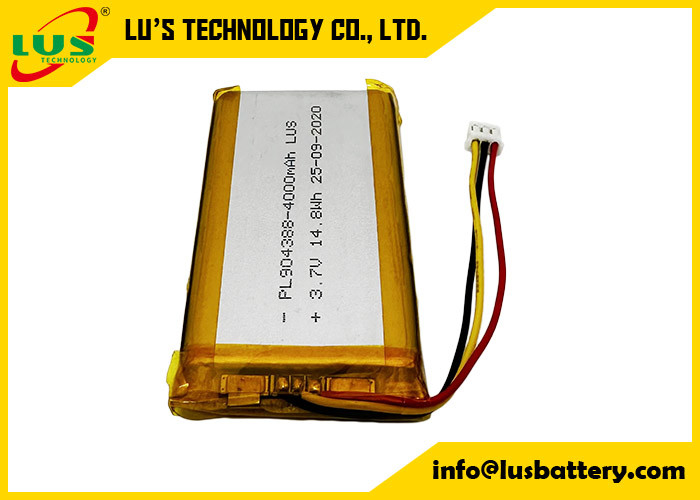 3.7 Volt 4000mAh Batería recargable LP904388 Batería de iones de litio 4000mAh 3.7V Batería recargable de iones de litio polímero