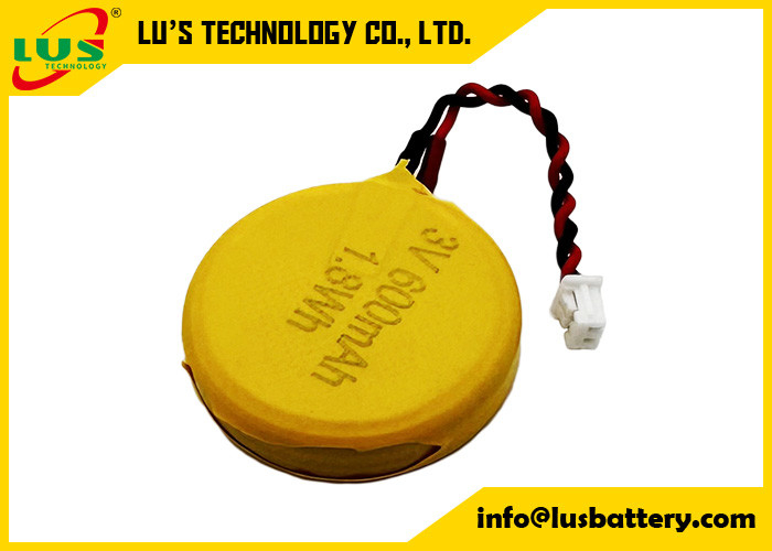 Cable de alta capacidad equivalente a la IEC CR2450 CMOS Batería CR 2450 BIOS Botón con cable y conector para PCB
