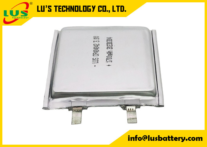Batería de litio de 3 V Baterías ultra delgadas de 1700 mAh CP404040 Batería de litio de metal en paquete blando