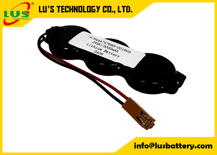 P/N44A747665-001R03 3VDC 3000mah batería de litio CR2477-3P batería de pilas de moneda OEM
