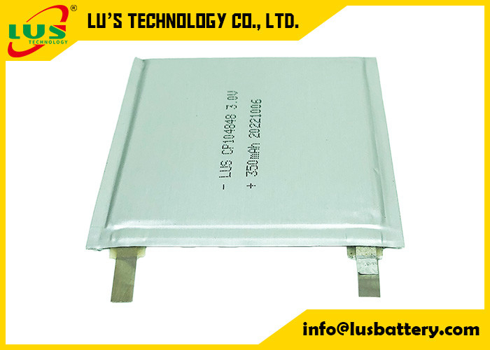 Baterías de bolsa delgada CP104848 3v batería primaria de litio de 350mah con células super delgadas OEM para tarjetas