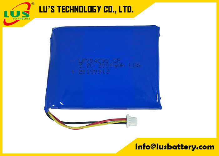 3.7v 1600mah 704050 batería de lipo recargable batería de litio polímero LP70450-2P 3000mah