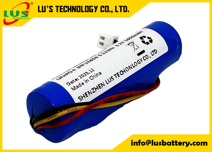 18650 Batería 1500mAh 3.2V Recargable Lifepo4 Batería Pack OEM IFR18650 1.5ah Batería de litio