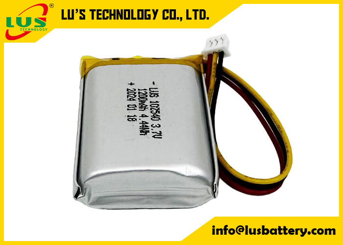 Batería recargable de polímero de litio LP102540 3.7V 1200mAh 4.44Wh 3.7 V Batería Lipo OEM