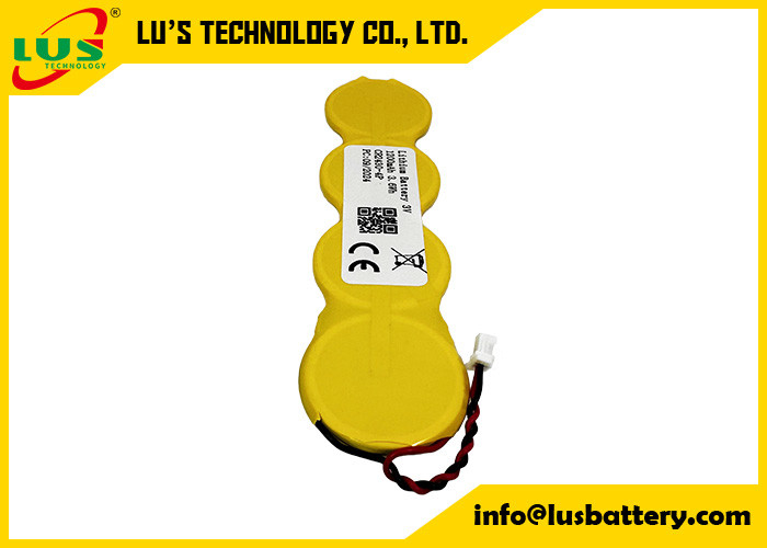 Batería de litio de pequeño tamaño 1200mah 3,0 voltios Batería de batería de botón de litio CR2430 1S4P