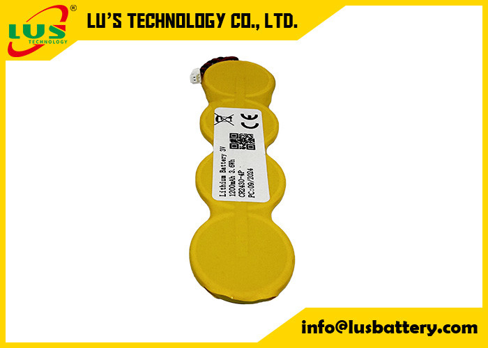 Batería de litio de pequeño tamaño 1200mah 3,0 voltios Batería de batería de botón de litio CR2430 1S4P