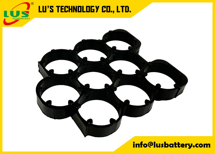 3 x 3 espaciador de células 18650 portabatería de litio portaceldas hexagonales de plástico 18650 3 * 3 espaciadores