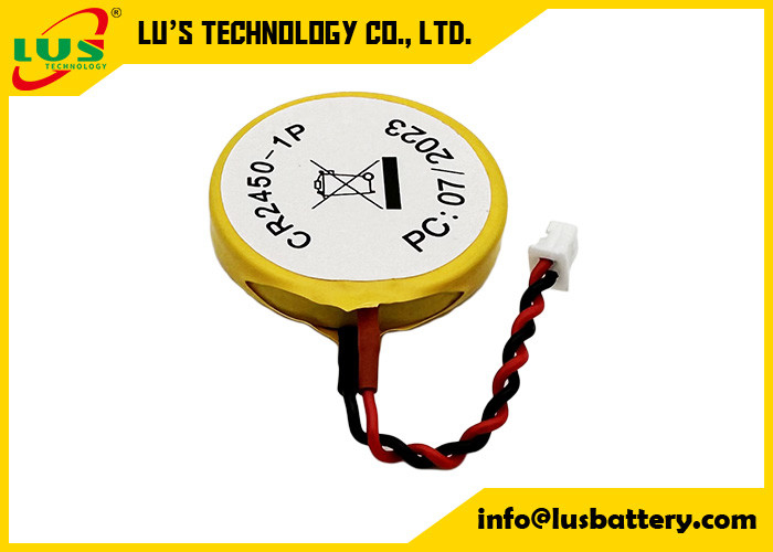 Baterías de monedas de litio CR2450 3v 600mah Batería de células de monedas de litio para etiquetas electrónicas Servicio OEM