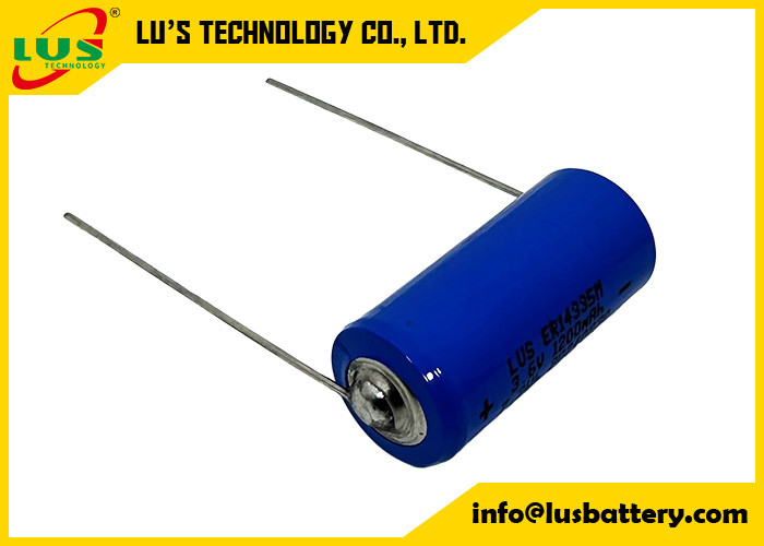 3.6V 2/3AA ER14335M Baterías de cloruro de tionyl de litio con terminales personalizados