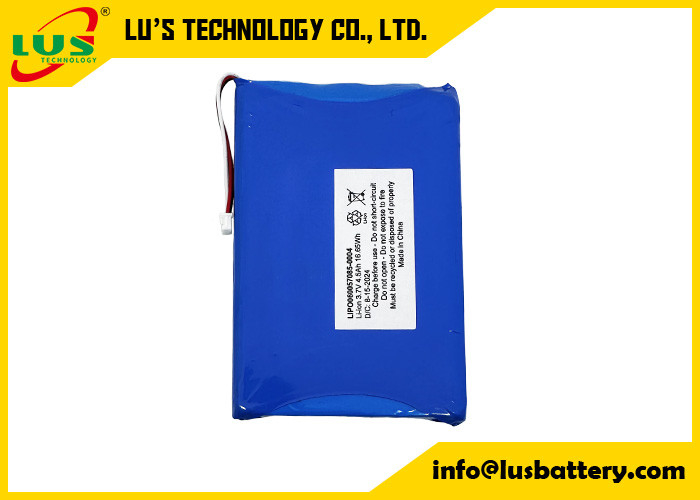 Batería Lipo 3.7 Volt 4500mAh Batería de polímero de litio LP605785 con conector Baterías OEM 605785