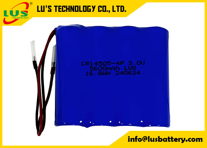 Batería de litio de 5600mah tamaño AA batería primaria CR14505 3,0 voltios batería de personalización