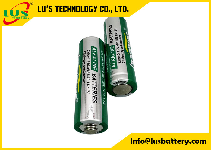 Batería alcalina Batería AA 1.5V AM3 LR6 Batería alcalina 1.5 voltios Batería primaria