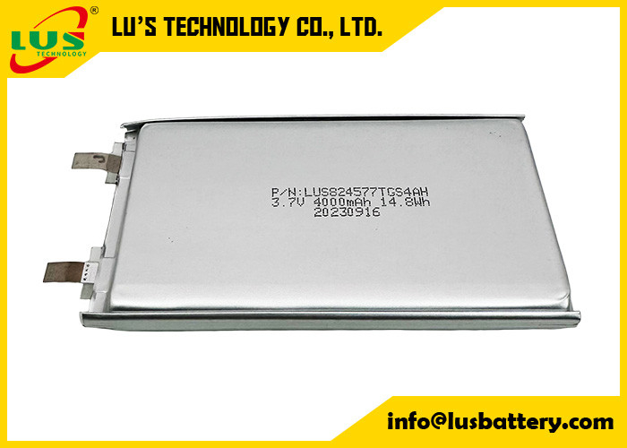 3.7V Batería de Li-polímero 4000mAh Batería de iones de litio 3.6V batería LP824577 batería de lipo OEM
