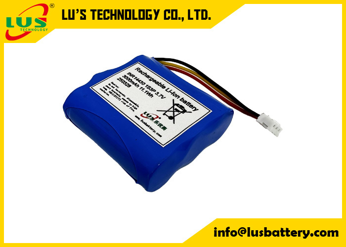 3.7V 3000mah batería recargable 14430 1S3P batería de iones de litio 3.6volt batería OEM