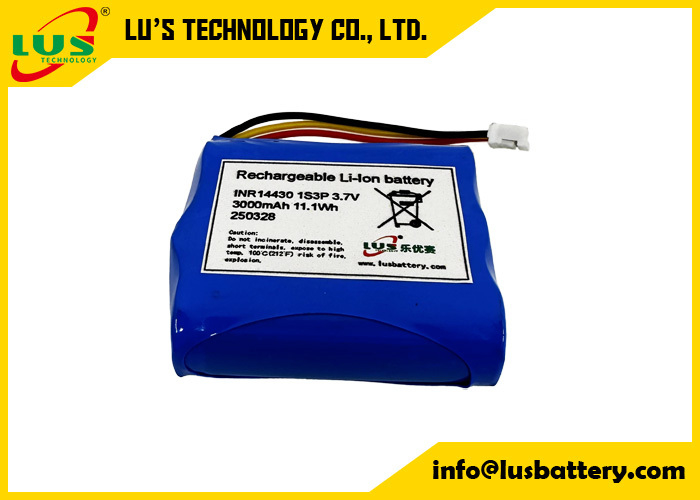3.7V 3000mah batería recargable 14430 1S3P batería de iones de litio 3.6volt batería OEM