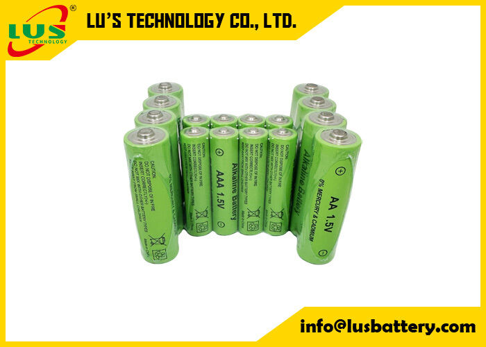 1Batería doméstica de.5V Batería de células secas de tamaño AA Batería primaria alcalina Batería de células AA de 1.5V