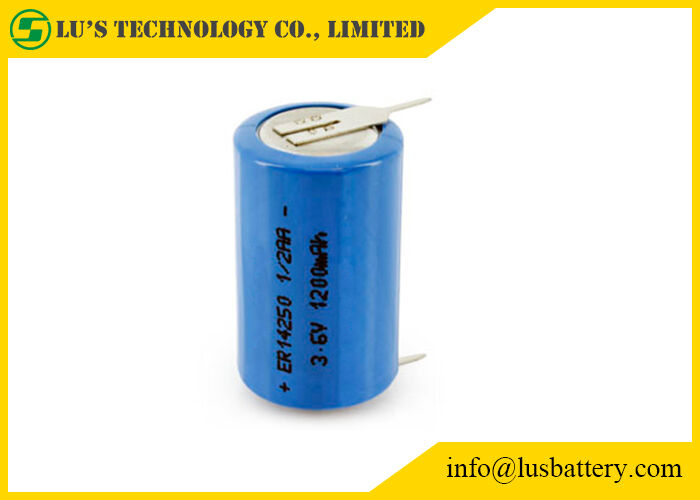 Célula primaria multi de la función el 1/2 AA ER14250M Disposable Lithium Battery 3.6V 0.75ah 750mah 3.6v