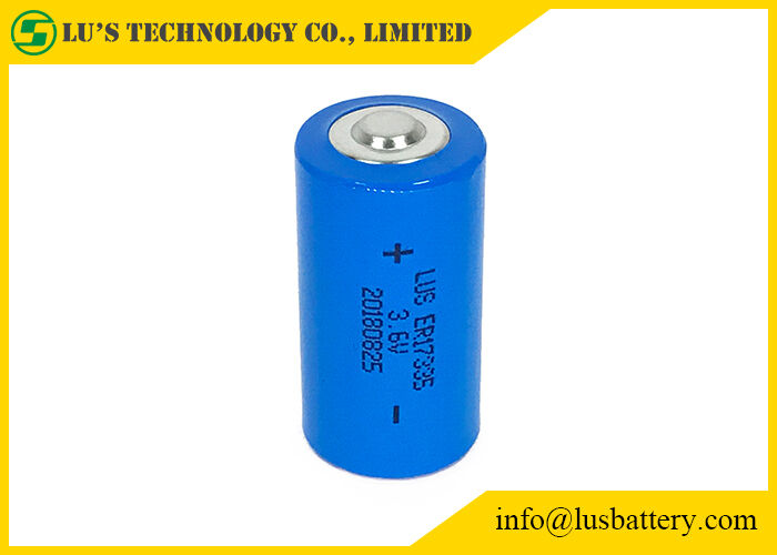 Almacenamiento medidor para uso general ER17335 1900mah 3.6V de la célula 30C del cloruro de tionil del litio