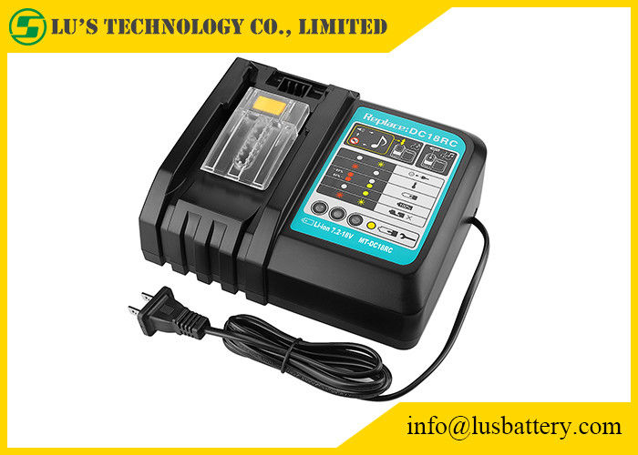 Cargador de batería rápido del Li-ion del cargador 18 V de la herramienta eléctrica de DC18RC 14.4V 18V LDC18RC 6A 14.4v 7.2v 50-60Hz