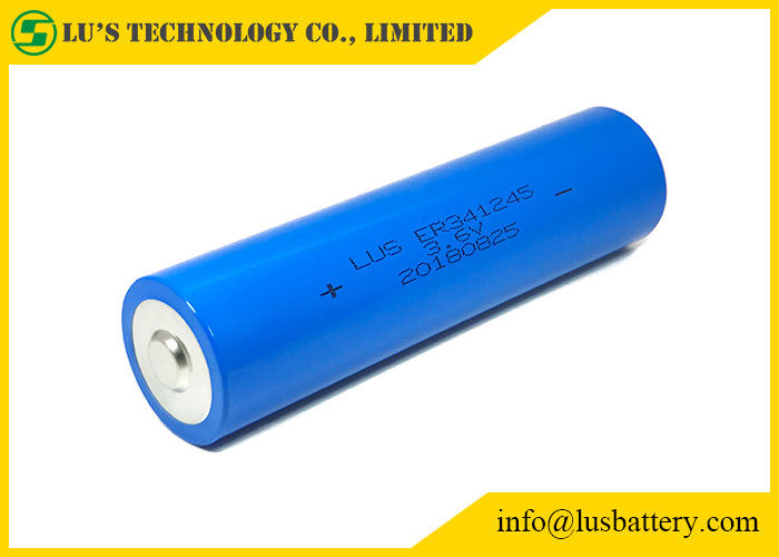 Tipo batería de la DD de ER341245 3.6V 35AH del cloruro de tionil del litio que actúa de largo tiempo