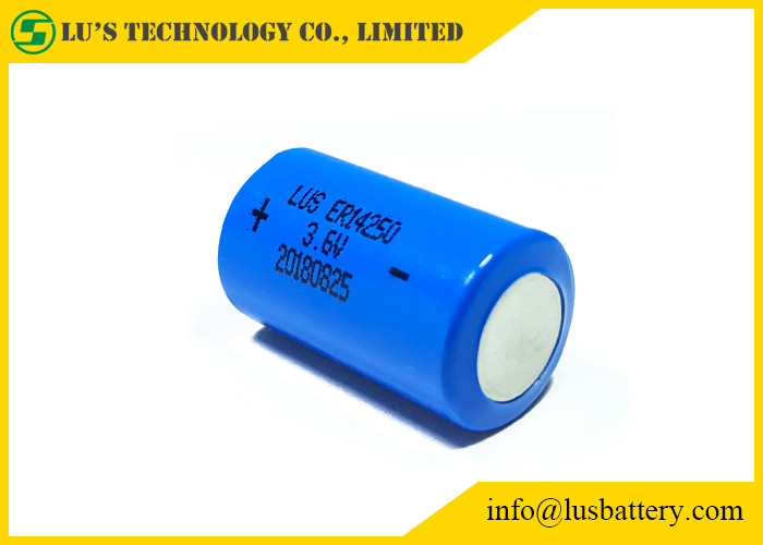 batería RFID 1/2AA ER14250 del cilindro del litio de 3.6V 1200mah para la medición para uso general