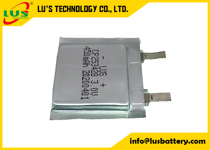 Batería primaria flexible CP253428 del polímero de 450mah LiMnO2 para la etiqueta de la inyección