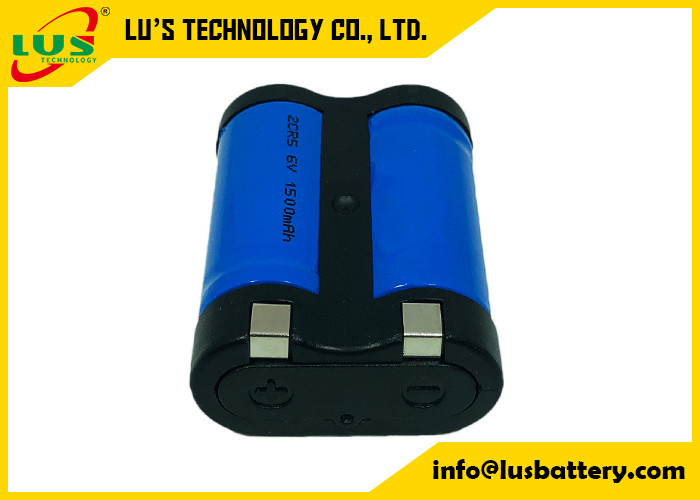 6,0 voltios de litio de la batería 2CR5 3V 1500mah EL2CR5BP 6v DL245 del litio de batería de la cámara