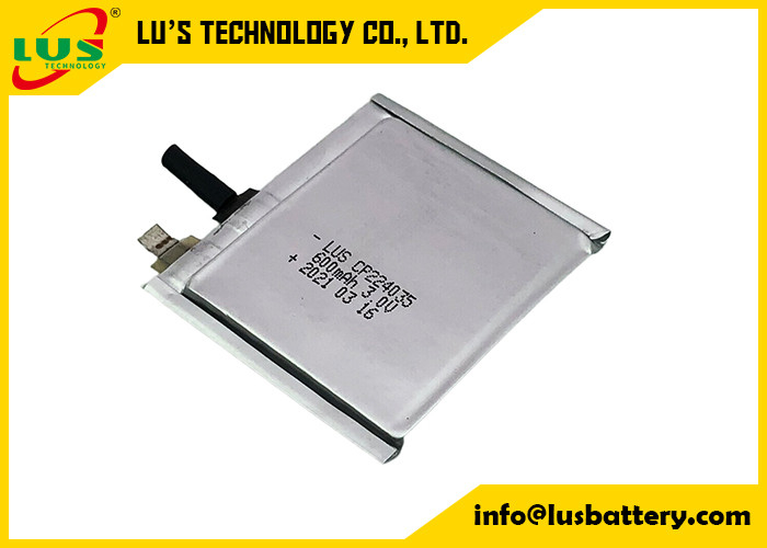 Batería suave 3.0V 600mah CP224035 del paquete del manganeso del litio para llamar el localizador