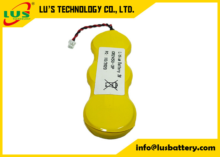 batería 1800mah del botón de la pila de 3P CR2450 para las etiquetas de estante electrónicas de SES Imagotag
