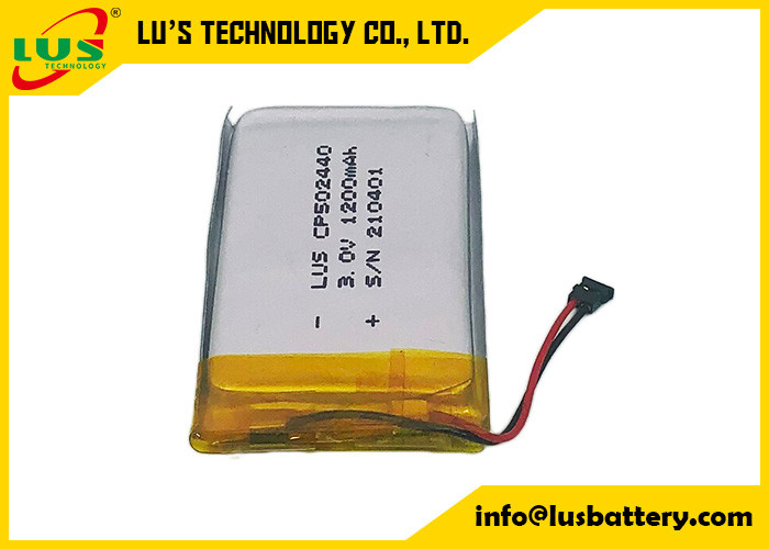 batería CP502440 del litio Mno2 de 3.0V 1200mAh para los productos de RTLS