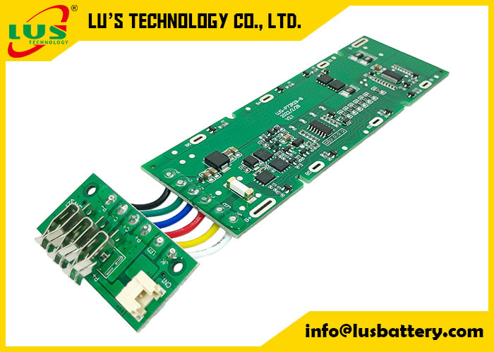 tablero de la protección de la batería del PWB del PCM BMS de 7S 100A Li Ion LiPo Battery con la placa del contacto