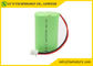 Densidad de energía de alto de la batería recargable de NIMH AA300mah 1,2 V con los alambres/conector